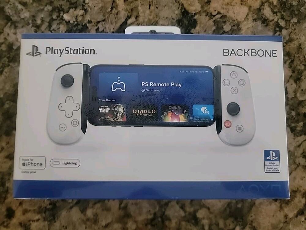 New Backbone One PlayStation Edition 2nd Gen White BB-02-P-WS For iPhone (Lightn